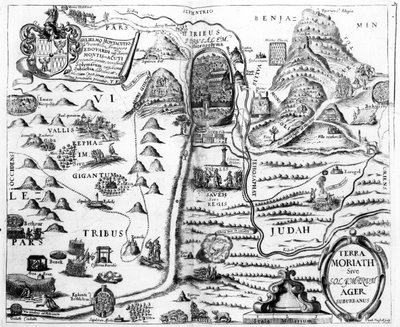 Map of Israel, from 